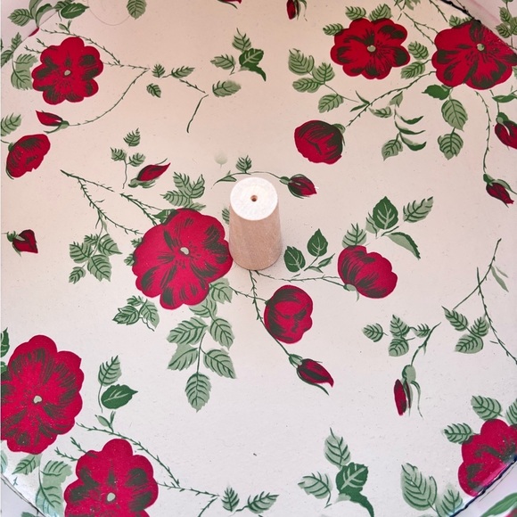 Vtg 1940’s Round Travel 13" Croc Hat Box Suitcase Hard Black Case Top Handle - Picture 5 of 5